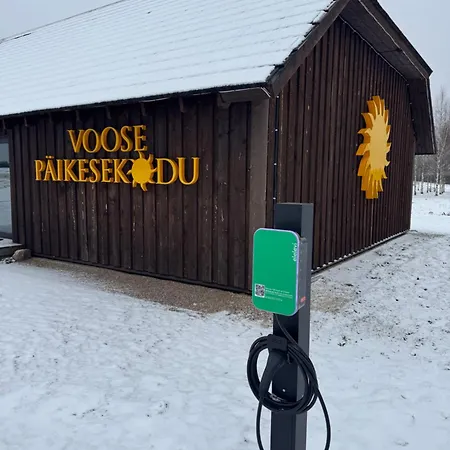 Деревянный коттедж Voose Paeikesekodu Seminari- Ja Puhkekeskus *